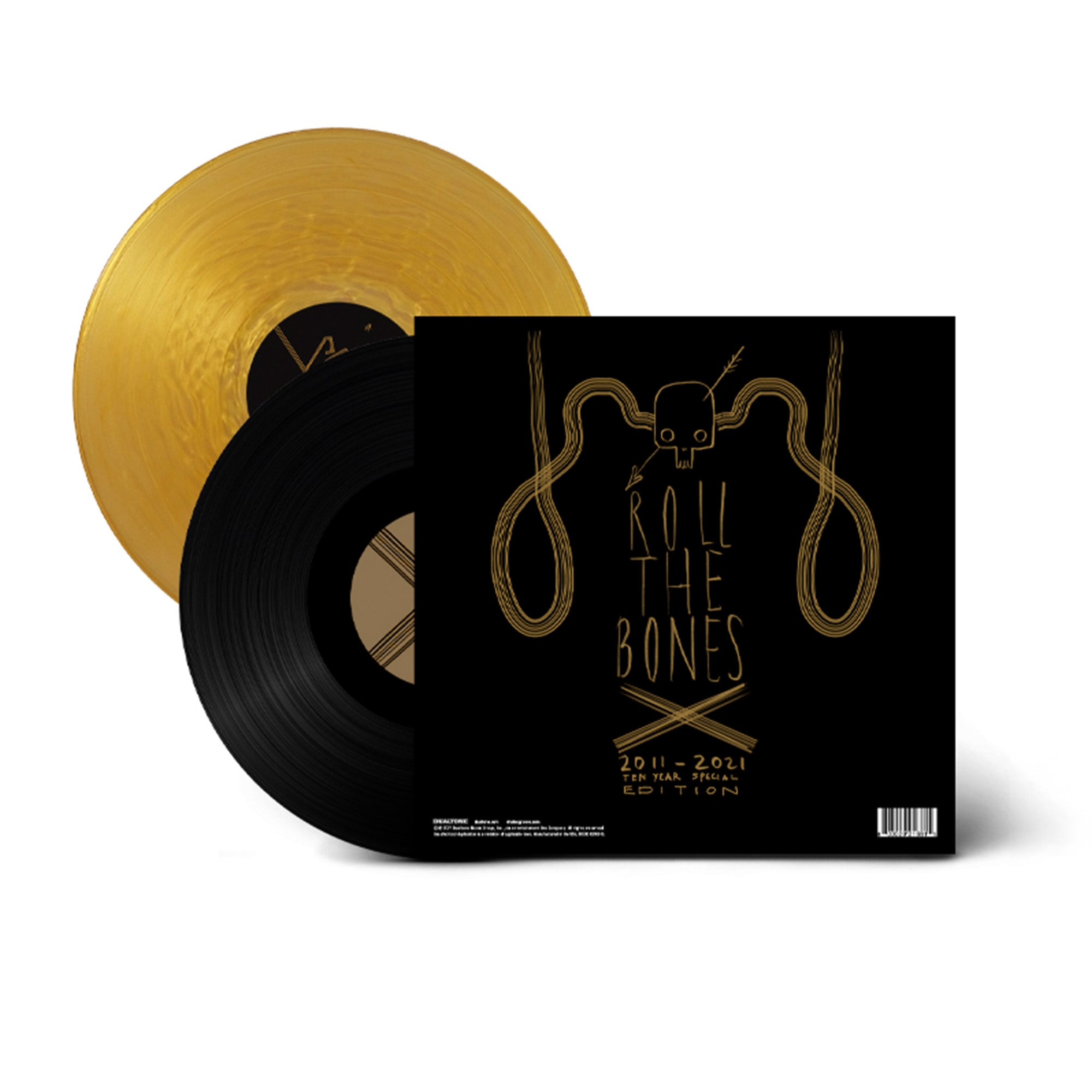 Roll The Bones X - LP (Special Edition Black + Gold)