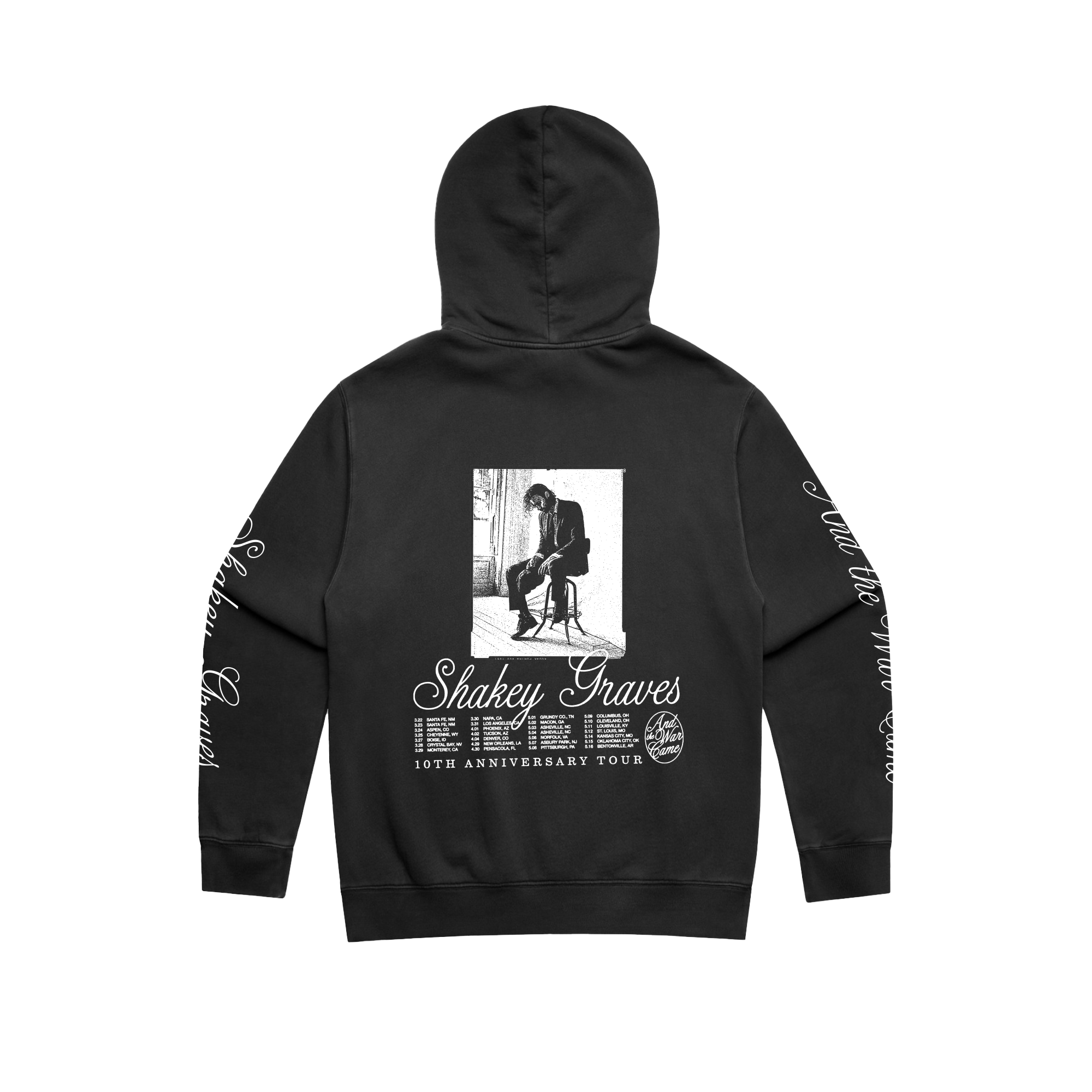 ATWC 2025 Tour Hoodie – Shakey Graves
