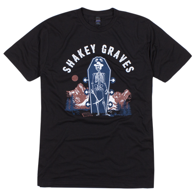 Shakey Graves Bluebird Coffin T-Shirt