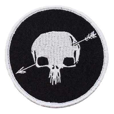 Shakey Graves Skull Logo 3" Embroidered Patch